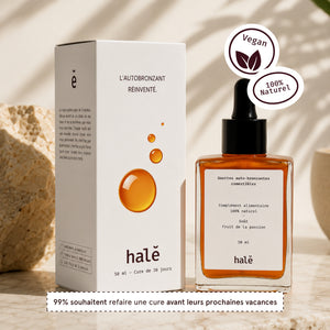 Booster de bronzage comestible