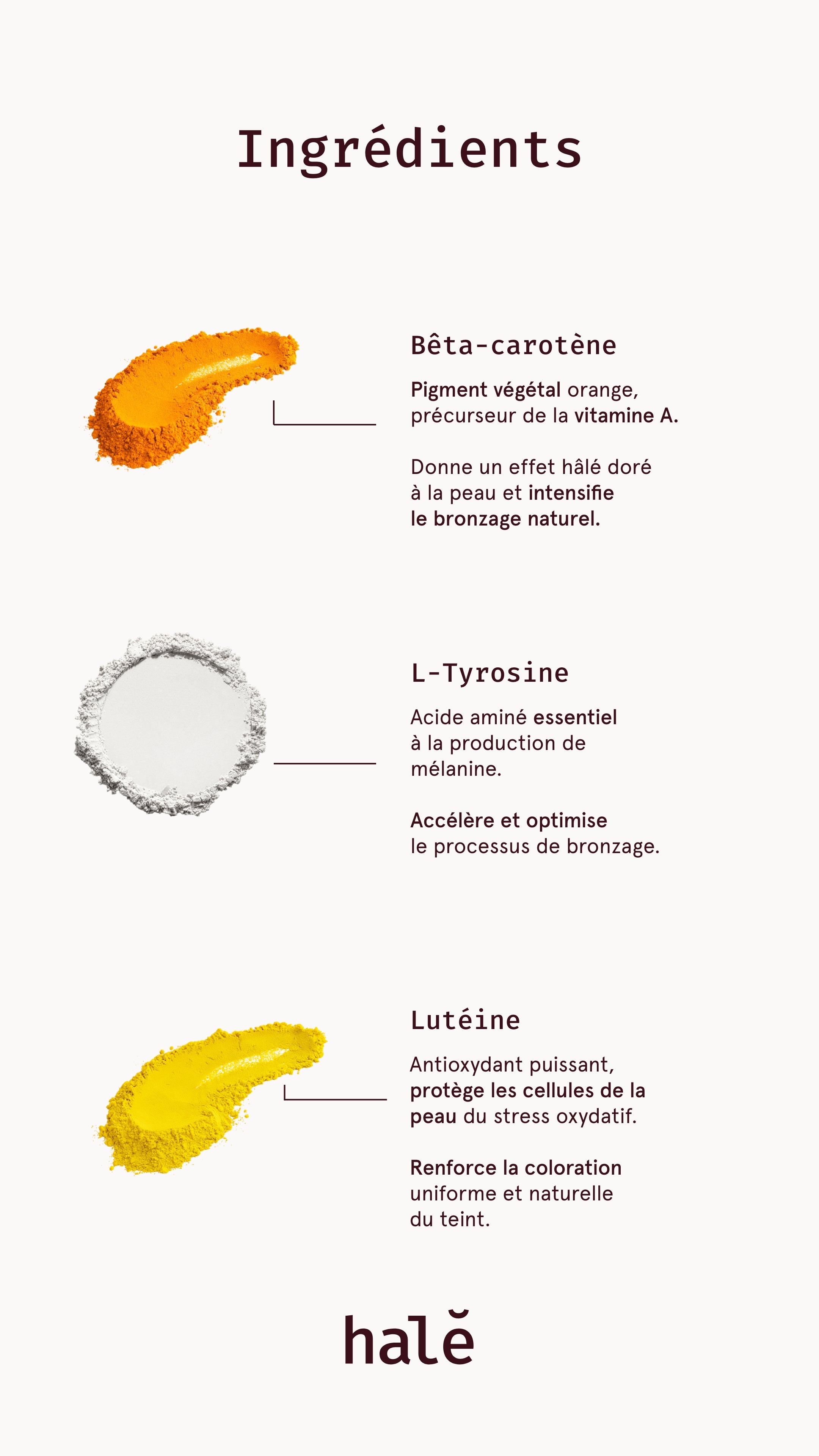 <p>Formule & Ingrédients</p>