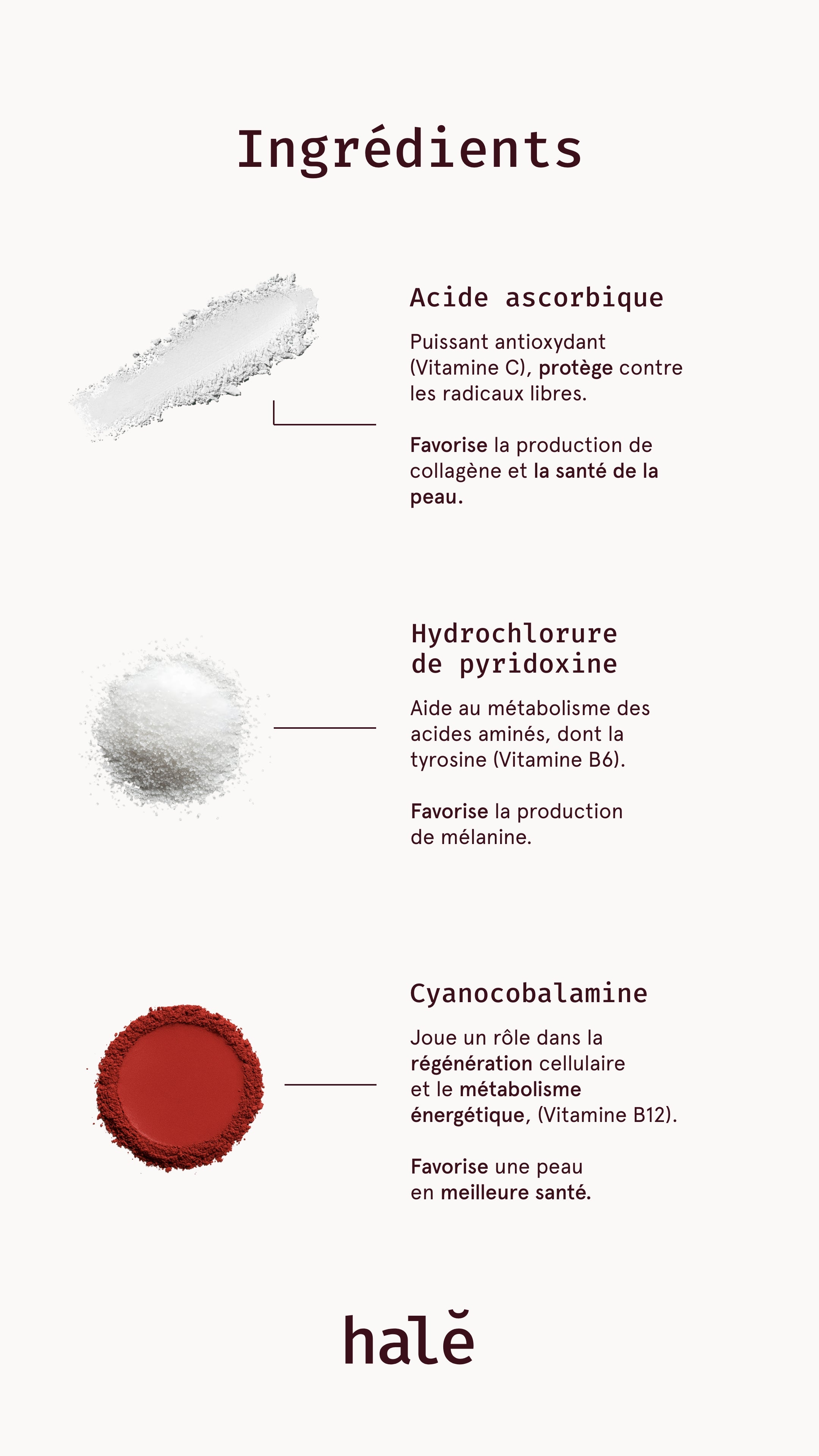 <p>Formule & Ingrédients</p>